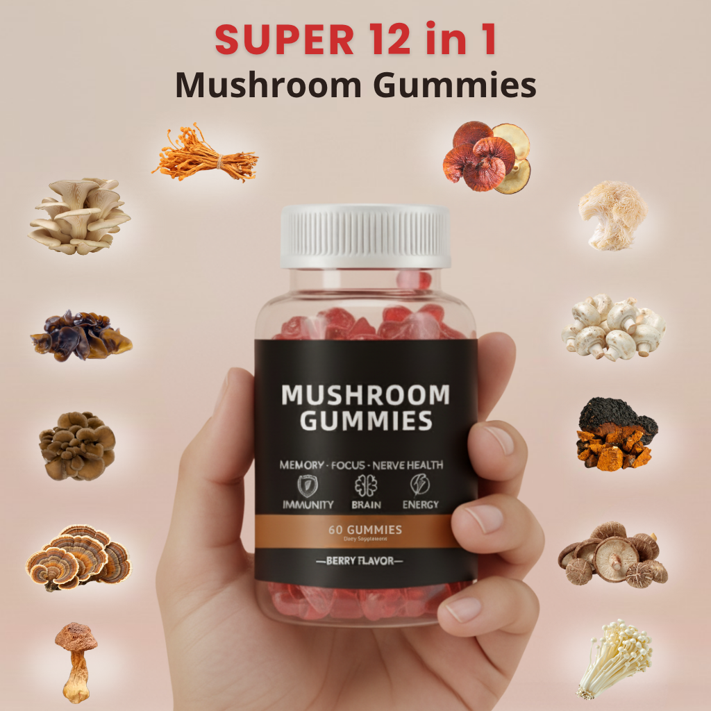 12 in 1 Daily Mushroom Gummies